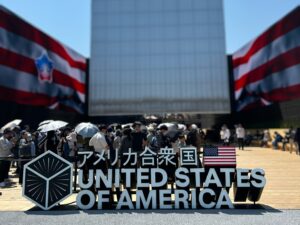大阪・関西万博2025のアメリカ合衆国パビリオンの外観
