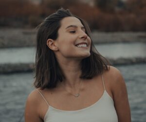 前向きな女性